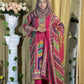 Lahori Cotton Unstitched 3-Piece Suit | All-Over Glass Work