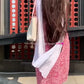 Pink Paisley Block Print Pure Cotton 3-Piece Suit